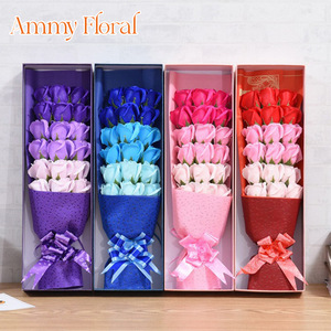 AM-SPA11 <span class=keywords><strong>Regalo</strong></span> Creativo <span class=keywords><strong>per</strong></span> <span class=keywords><strong>San</strong></span> <span class=keywords><strong>Valentino</strong></span>, Bouquet di 11 Rose di Sapone in Confezione <span class=keywords><strong>Regalo</strong></span> <span class=keywords><strong>per</strong></span> <span class=keywords><strong>Fidanzato</strong></span>, Fidanzata, Moglie, <span class=keywords><strong>Regalo</strong></span> di Compleanno - Product Image 4