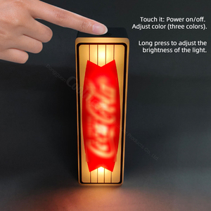 Custom Logo Home Office Promotion Refrigerator Decorative Fridge Light <b>3</b> Color Modes Magnetic Fridge Magnet - Product Image 4