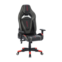 Chaise de course noire de haute qualité Chaises de jeu ergonomiques pour ordinateur pour la maison et le bureau
