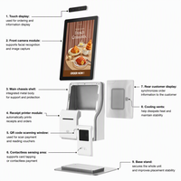 Kiosque de commande numérique de table Estar avec terminal de paiement PDV intégré et SDK pour service de restauration
