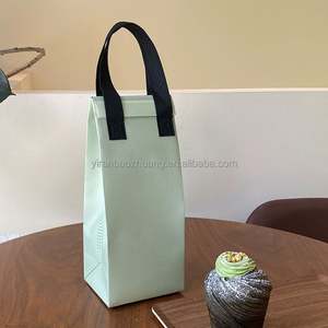 Bolsa de entrega isotérmica personalizada de tela no tejida con patrón a prueba de aceite para té, pasteles, pizza y comida para llevar de restaurantes - Product Image 2