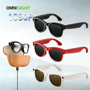 Gafas con Cámara M02 Ultra Ai, 8MP, Estuche de Carga, Captura de Video 1080P, Resistencia al Agua IP54, Control por Aplicación, Transmisión Wi-Fi de Imagen/Video - Product Image 1