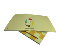 Vente en gros de papier pour cahier de reliure avec colonne vertébrale exposée imprimée sur mesure Produit d'impression en carton