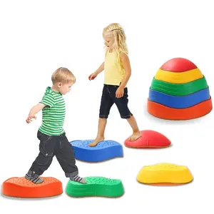 Bambini allenamento sensoriale River Crossing Stone giocattoli educativi per l'asilo Stepping stone Balance Board Toys for Kids