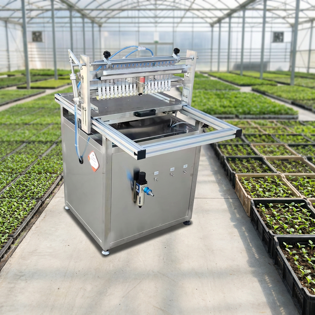 Semi Automatic Farm Seed Planting Machine Trays for Tomato Plants New Easy to Operate 1 Year Warranty