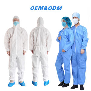 Groothandel Hoge Kwaliteit Overall Beschermende Kleding Wegwerp Jumpsuit Verwijdering Waterdichte Aangepaste Logo Fabriek Outlet - Product Image 2