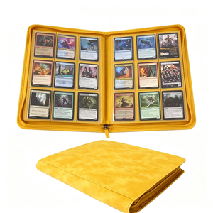 OEM Premium Suede 9 Pocket Card <b>Binder</b> zippered card <b>binder</b> <b>yugioh</b> <b>binder</b> slab <b>binder</b> pokemond zipper <b>binder</b> - Product Image 3