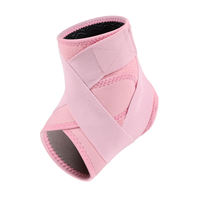 Orthèse de soutien de la cheville en nylon avec logo personnalisé et sangles réglables Compression ferme Stabilisateur Protection du pied pour la saison d'hiver