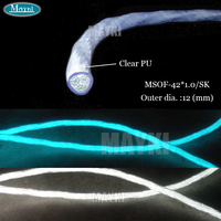 Câble à fibre optique Mitsubishi SK niveau 42 brins à lueur latérale lumière à fibre optique super lumineuse pour la décoration de piscine extérieure