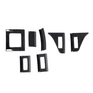 Marco Decorativo de Acero Inoxidable para la Rejilla de Ventilación del Aire Acondicionado Delantero, Accesorios Interiores para el Tablero de Instrumentos de Automóviles Audi A4L 2017-2019 - Product Image 5