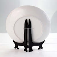 Topjlh 10 pouces 3D imprimé assiettes en céramique Sublimation blancs bricolage assiettes maison salle à manger fête événements Restaurant décor cadeaux