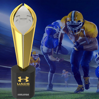 Trofeo de Campeonato con Logotipo Personalizado, Trofeo Deportivo de Béisbol, Sóftbol, Fútbol Americano Universitario y de la NCAA