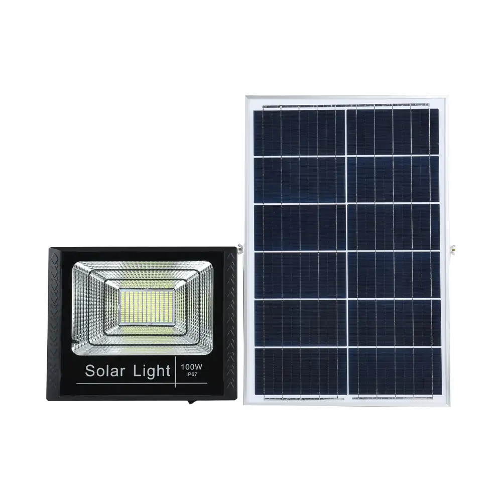 ODM 1000W lampada da esterno a energia solare Ip65 a distanza impermeabile 100w 200w 300w 500w Led luce di inondazione solare luz de b6 esterno solare