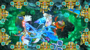 Fish <strong>Shooting</strong> Popular Asian Multiplayer <strong>Arcade</strong> <strong>Shooting</strong> <strong>Machine</strong> For 8 Players Metal Acrylic Ages >8 E450/E350/E240 Motherboards - Product Image 2