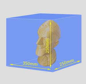 Imprimante 3D industrielle Hanbeter QY-335 Bibo de grande taille avec double buse, compatible PLA, automatique - Product Image 3