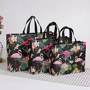 shopping fabric pp bags laminated non-woven grow non woven drawstring bag