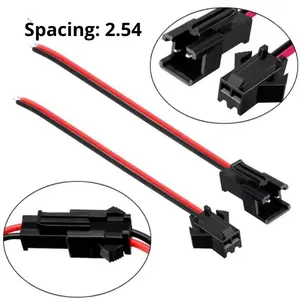Maßgefertigter JST SM 3-Pin LED-Licht Stecker Buchse Kabel Crimpanschluss Steckverbinder Kabelbaum Adapter - Product Image 4