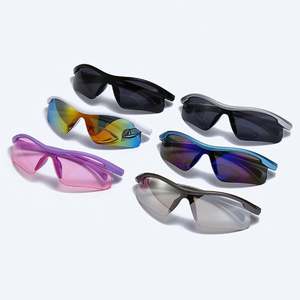 Gafas de Ciclismo Deportivas Unisex de Moda 2023, Gafas de Sol a Prueba de Viento, Montura Media, Lente de una Pieza - Product Image 6