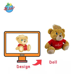 Produsen shenzhen grosir boneka binatang lembut anak-anak bayi mainan boneka beruang teddy kustom