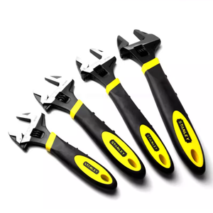 ประแจปรับขนาดได้ ทำจากเหล็กโครเมียมวาเนเดียม ด้ามจับเคลือบพลาสติกสองสี - Product Image 3