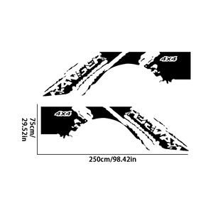 2 Calcomanías de Vinilo Impermeables <span class=keywords><strong>para</strong></span> Automóviles, Diseño Desgastado, <span class=keywords><strong>para</strong></span> Toyota Tundra 4x4, Camioneta Todoterreno, Adhesivo Lateral - Product Image 5