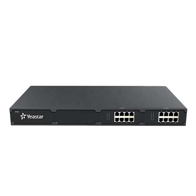 Yeastar S100 Scalable Asterisk IP PBX System VoIP Conference Room Meeting Solution for SMEs Supports 100-200 Users FCC/CCC/RoHS