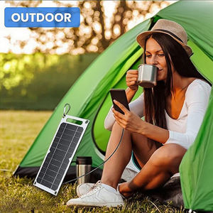 Panel Solar Monocristalino Flexible de 20W 18V/12V, Certificación CE TUV, Eficiencia >22% para Vehículos Recreativos - Product Image 4