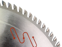 Lame de scie à circuit imprimé en nitrure ultra-dur PCD de 18 pouces, qualité industrielle, outil de coupe pour aluminium, alliage, béton et bois de 1/2 pouce, OEM