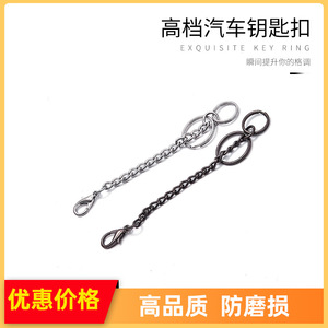 Cadena de llavero metálica de 20 mm con abertura de 15 mm, cierre de langosta de ocho secciones para fabricación de pulseras, uso doméstico, chapado en bronce. - Product Image 5