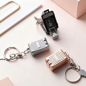 Mini keychain nail clippers, folding flip design, portable small nail clippers for travel. - Product Image 1