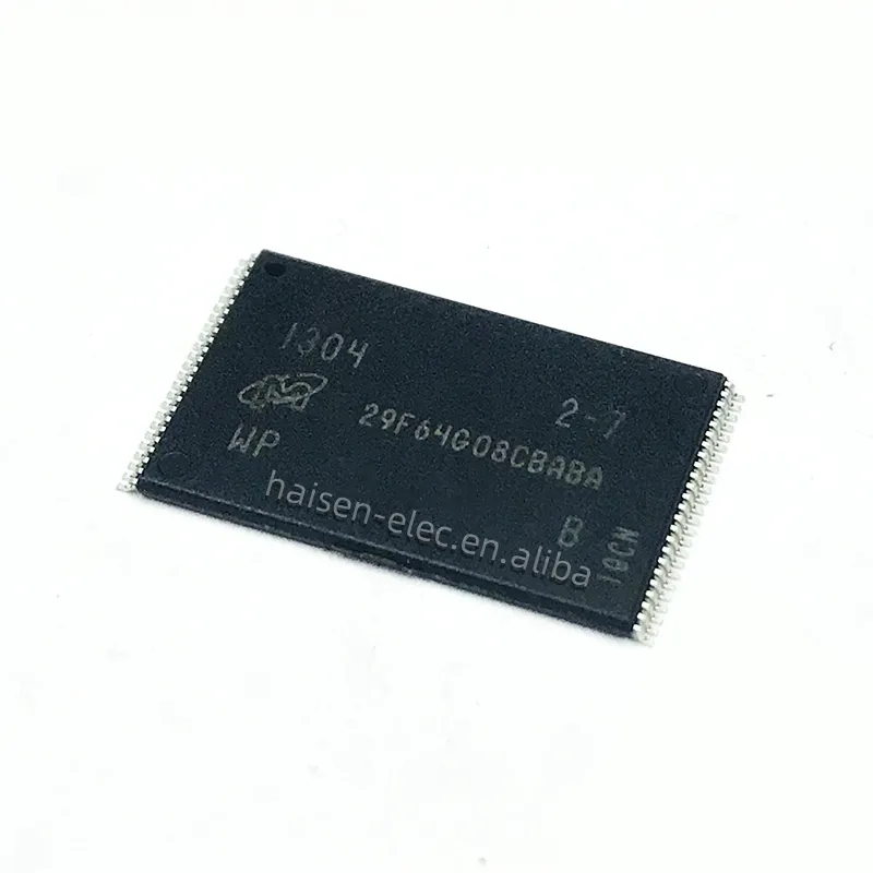New original IC Chip Electronic Component BOM Service LASH-NAND Memory IC 64G PARALLEL 48TSOP MT29F64G08CBABAWP:B