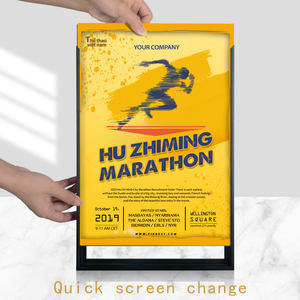 Dimensioni personalizzate Christmas House Office Decor Metal Poster Photo Frame cornice a scatto in alluminio appesa a parete - Product Image 2