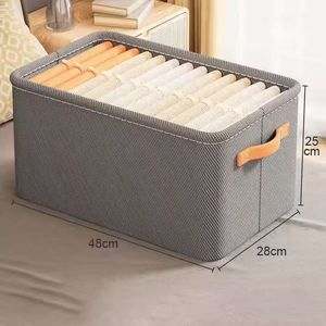 Vải quần áo và đồ chơi hộp lưu trữ với dây rút gấp tính năng cho phòng ngủ phòng khách sử dụng nhà máy bán buôn - Product Image 3