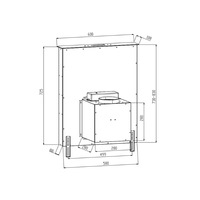 Hotte aspirante de cuisine à aspiration descendante, 60 cm, 90 cm, ventilation descendante, hotte de cuisine automatique à levage de bureau, hotte de cuisine 90 cm