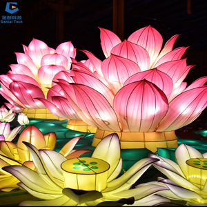 SGFL231 fête lanterne fournisseur Zigong soie lanterne Festival parc Lotus fleur lanterne Festival - Product Image 2