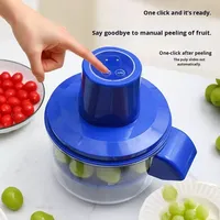 Fruitpeller Automatische elektrische fruitpelmachine met roestvrijstalen messen Draadloos en multifunctioneel voor gebruik in de keuken