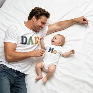 Hongbo Daddy <strong>and</strong> Me Matching Outfits Personalized Designer <strong>Shirts</strong> <strong>Father</strong> &amp; <strong>Son</strong> Custom logo Fabric Daddy <strong>and</strong> <strong>Son</strong> Matching Outfits - Product Image 4