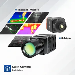 Caméra infrarouge LWIR thermique non refroidie haute sensibilité EFL 25mm pour détecteur de chaleur à fil chaud dispositif de Vision nocturne Vision Datum