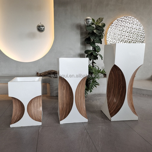Macetas grandes de fibra de vidrio FRP de precio económico, fábrica de cerámica de flores para jardín interior y exterior, venta al por mayor, guardería para el hogar - Product Image 4