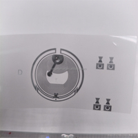 GSC-EM4255-26D double puce rfid ronde de 26mm avec mémoire partagée