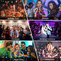 Luces de Discoteca LED RGB de 9W con Control de Sonido, Mini Luces de Fiesta para DJ, Bola Mágica, Venta al Por Mayor
