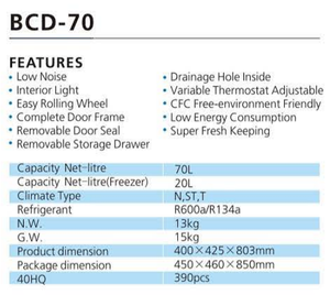 70L Home Double Door Top-Mounted Refrigerator Small <b>Fridge</b> Household Vertical Cheap Two-Door <b>Fridges</b> 70l Home Double Door Top-Mo - Product Image 4