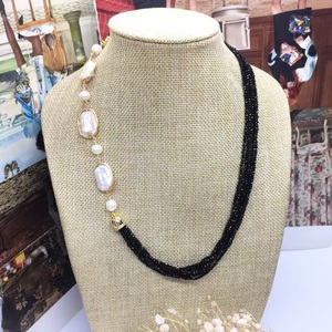 Fabricante de joyas, nuevo collar de múltiples hilos con cuentas de cristal hecho a mano, collar de perlas Diy elegante y de moda - Product Image 3