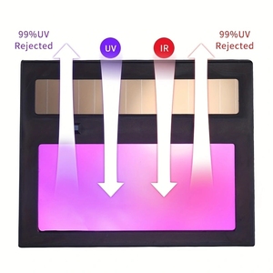 Casco de soldadura eléctrico con oscurecimiento automático solar, lente de soldadura con ventana de color real, gorra de soldadura - Product Image 5