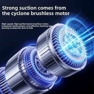 <span class=keywords><strong>Amazon</strong></span> Venta caliente inalámbrico hogar alta succión 17000pa alta potencia conveniente aspiradora <span class=keywords><strong>de</strong></span> <span class=keywords><strong>mano</strong></span> 0.5L capacidad 30-60min - Product Image 2