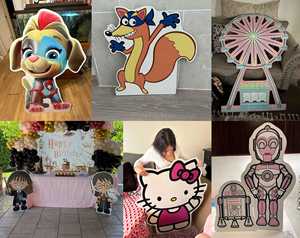 Découpes de personnages en acrylique OEM/ODM, découpes personnalisées, découpes de dessins animés et panneaux de fête, découpes grandeur nature, personnages de films - Product Image 2