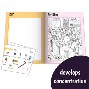 Hete Verkoop Aangepaste Kleurboeken Peuter Aquarel Kleurboek Verborgen Afbeelding - Product Image 5