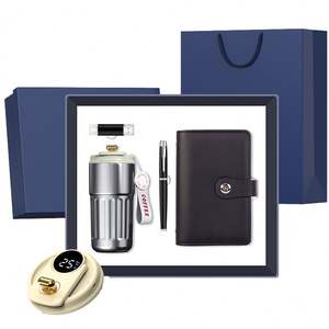 Ensemble Cadeau d'Affaires en Cuir 4-en-1 ZMHQ MXF72-4 avec Clé USB, Tasse, Stylo et Porte-Billets - Design Tendance en Promotion - Product Image 4
