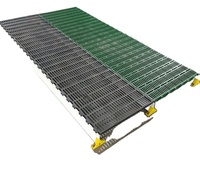 พื้นหมู,700*700มิลลิเมตรสีขาวเสื่อพื้นพลาสติกสำหรับลูกหมู