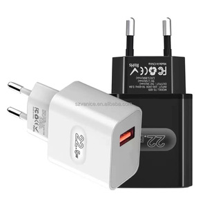 Caricabatterie Super Veloce 22.5W con Spina EU/US per <span class=keywords><strong>Huawei</strong></span> Mate 10 20 30 <span class=keywords><strong>Pro</strong></span> <span class=keywords><strong>P40</strong></span> P30 P20 <span class=keywords><strong>Pro</strong></span> P9 P10 Plus, Adattatore da Viaggio - Product Image 1